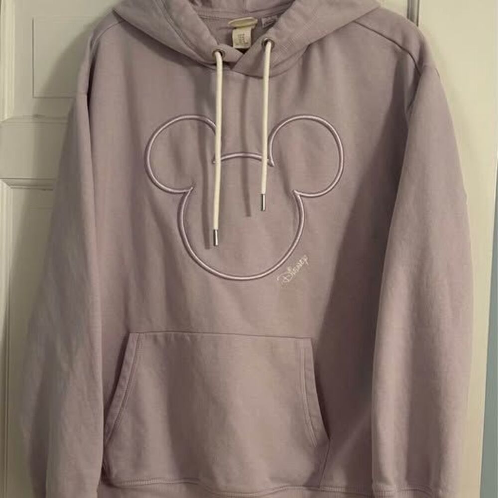 Women’s H&M Disney Lavender Hooded Pullover - size M
